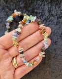 Crystal Chip Healing Bracelet - Chakra/Mixed Crystals
