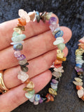 Crystal Chip Healing Bracelet - Chakra/Mixed Crystals