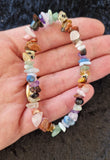Crystal Chip Healing Bracelet - Chakra/Mixed Crystals