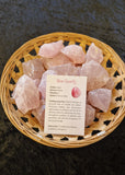 Rose Quartz Crystal Chunks (5 supplied)