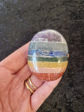 Chakra Palm Stone