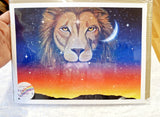 Cosmic Lion Print