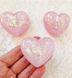 Healing Heart With Angel Wing Selenite