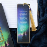 Amethyst crystal bookmark