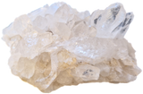 Clear quartz cluster