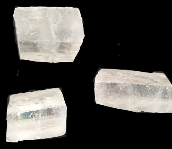 Icelandic spar/clear calcite cubes (small)