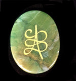 Money code stone/ Jade/ manifestation crystal