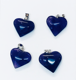 AAA grade Amethyst & 925 silver heart pendant