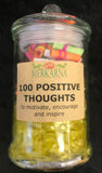 100 Positive thoughts in a jar