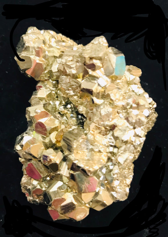 Pyrite cluster