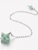 Green aventurine  merkaber pendulum