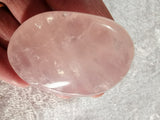 Rose Quartz Palm Stone