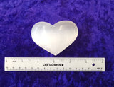 Selenite Puff Heart