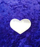 Selenite Puff Heart