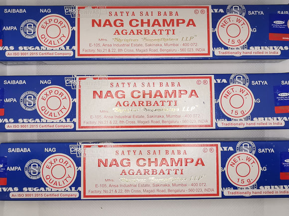 Incense set x 3 - Nag Champa