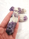 Rough Chevron Amethyst Point Wand