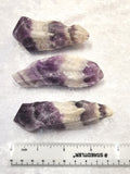 Rough Chevron Amethyst Point Wand