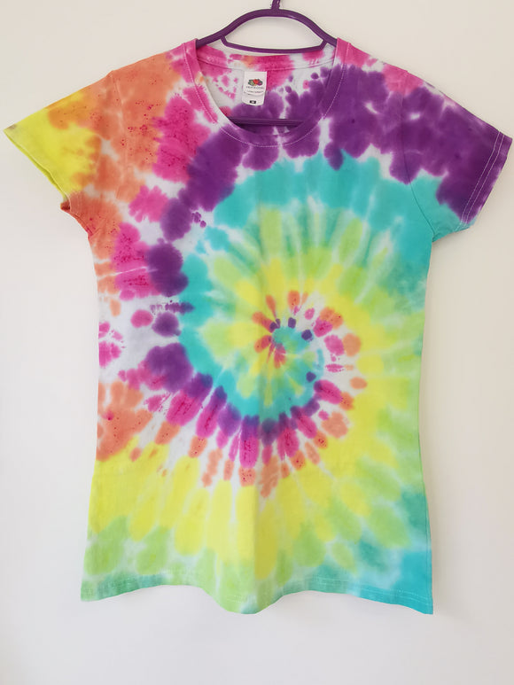 Rainbow spiral Tie Dye T-shirt