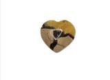 Septarian Dragon Stone Crystal Heart