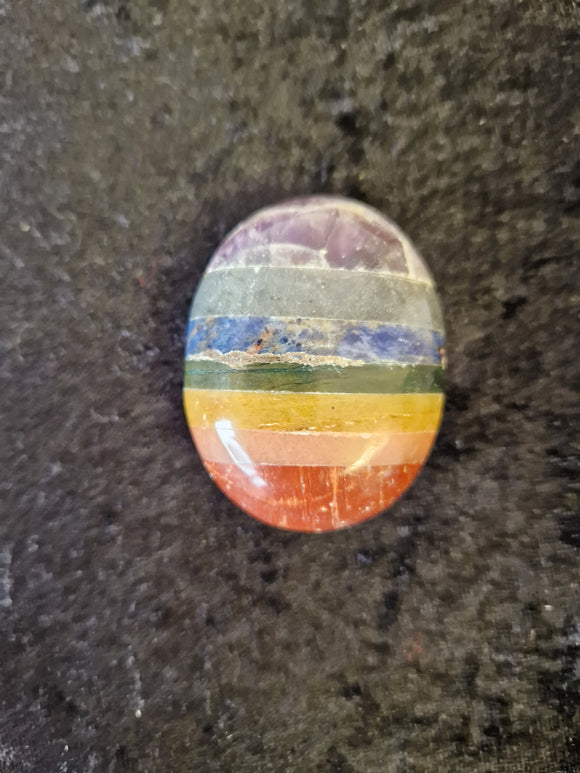 Chakra Palm Stone