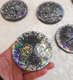 Holographic Glitter Coaster