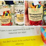 100 Positive thoughts in a jar