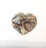 Septarian Dragon Stone Crystal Heart