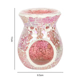 Pink Iridescent Crackle Oil Burner