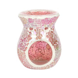 Pink Iridescent Crackle Oil Burner